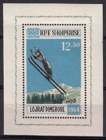 Znaczek Albania 1963 Mi bl 20 Czyste **