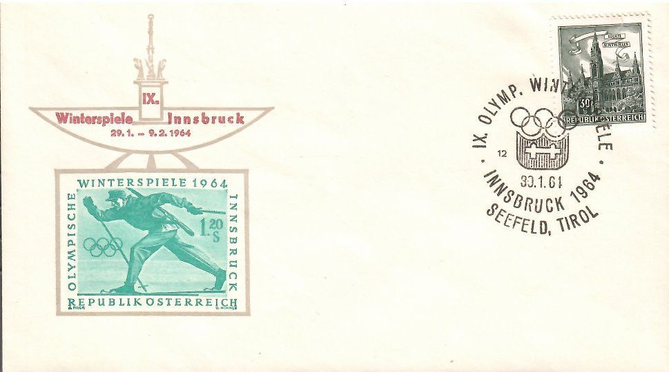 Znaczek Austria 1962 Mi 1111 FDC