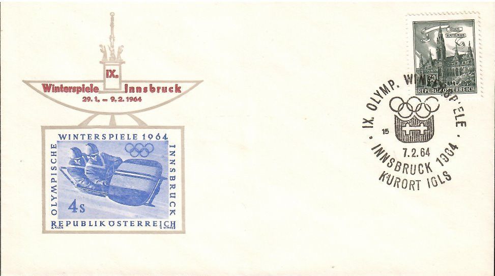 Znaczek Austria 1962 Mi 1111 FDC