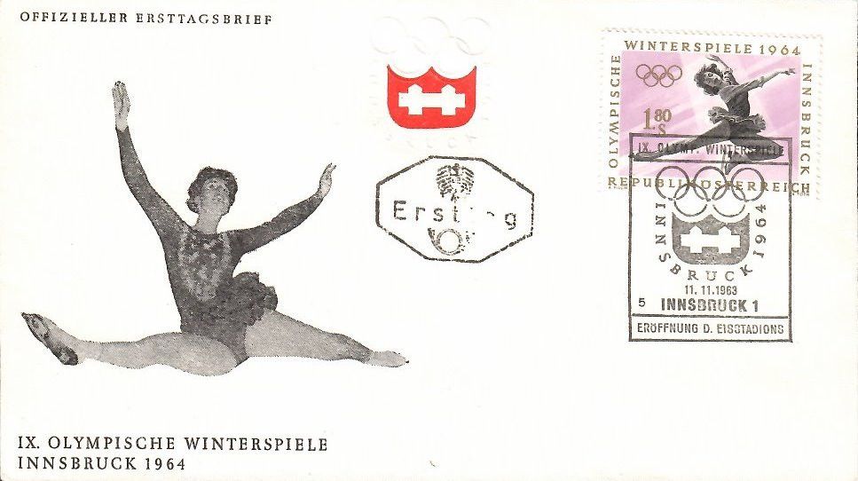 Znaczek Austria 1963 Mi 1139 FDC