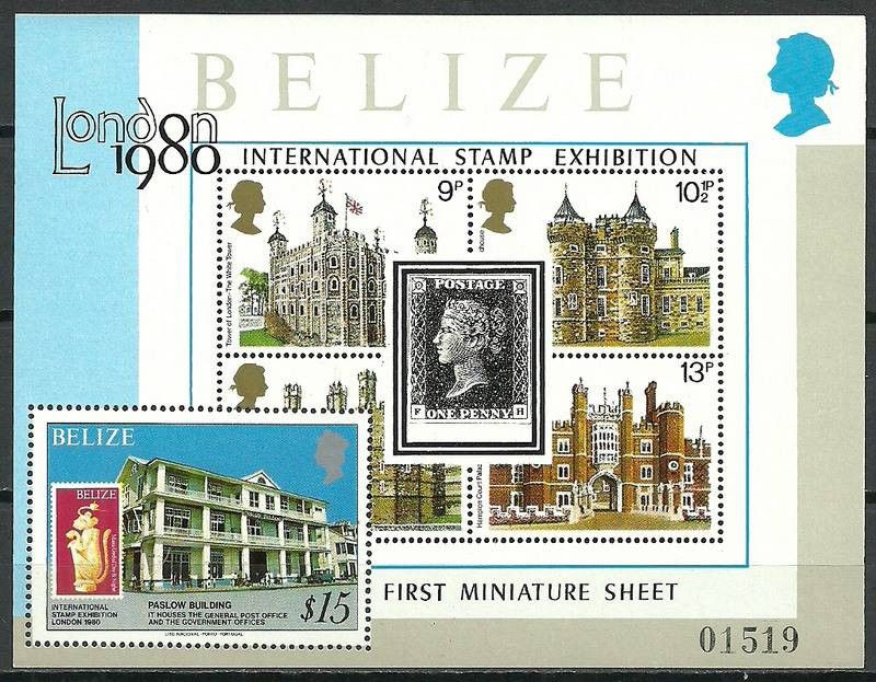 Znaczek Belize 1979 Mi bl 7 Czyste **