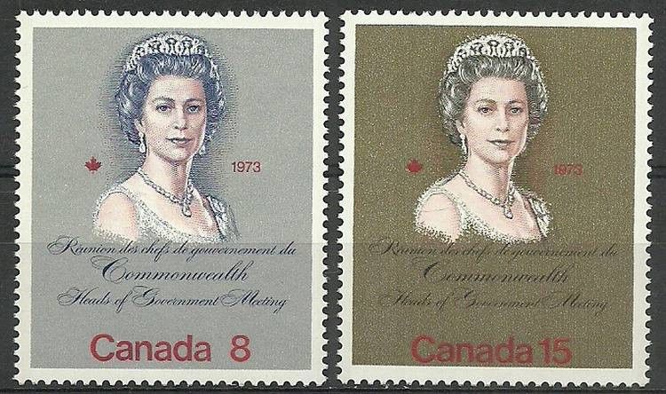 Znaczek Kanada 1973 Mi 529-530 Czyste **