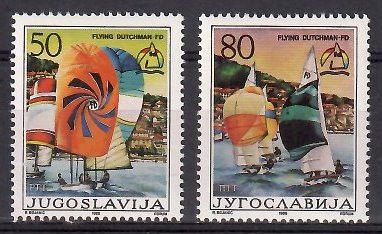 Znaczek Jugosławia 1986 Mi 2167-2168 Czyste **