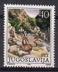 Znaczek Jugosławia 1986 Mi 2189 Czyste **