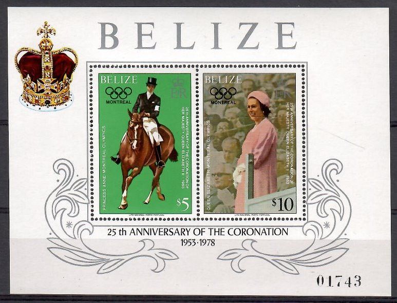 Znaczek Belize 1979 Mi bl 6 Czyste **