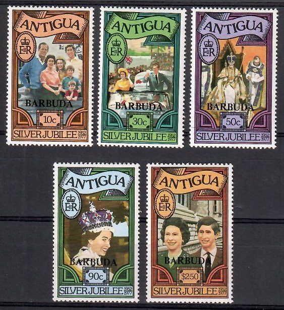 Znaczek Barbuda 1977 Mi 316-320 Czyste **
