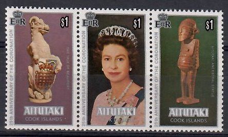 Znaczek Aitutaki 1978 Mi 295-297 Czyste **