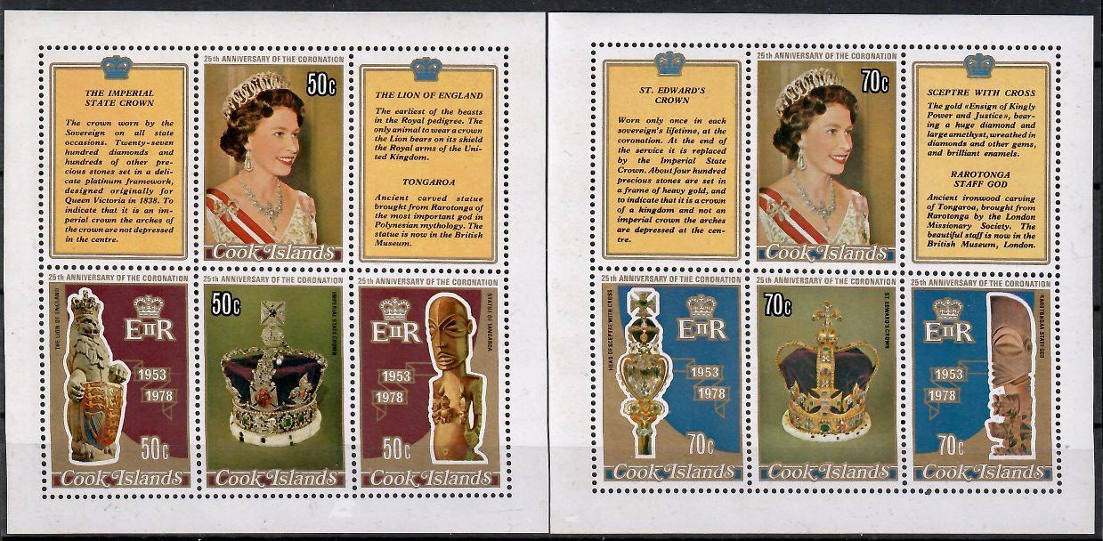 Znaczek Wyspy Cooka 1978 Mi ark 556-563 Czyste **