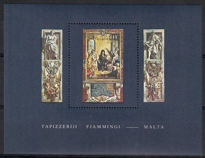 Znaczek Malta 1980 Mi bl 6 Czyste **