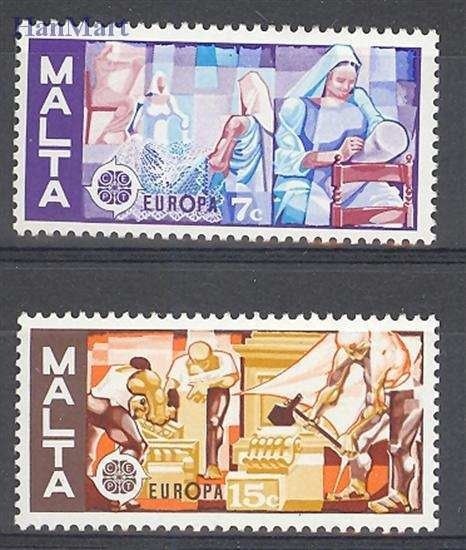 Znaczek Malta 1976 Mi 532-533 Czyste **