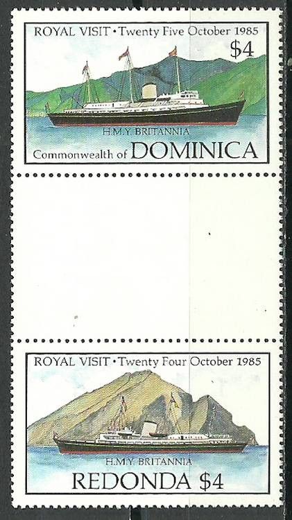 Znaczek Dominika 1985 Mi 931(RDN) Czyste **