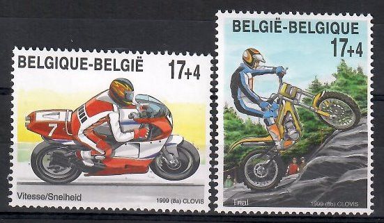 Znaczek Belgia 1999 Mi 2871-2872 Czyste **