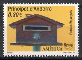 Znaczek Andora (hiszpańska) 2011 Mi 385 Czyste **