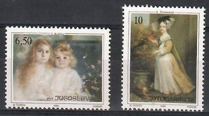 Znaczek Jugosławia 1990 Mi 2440-2441 Czyste **