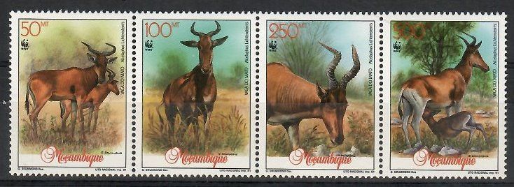 Znaczek Mozambik 1991 Mi 1231-1234 Czyste **