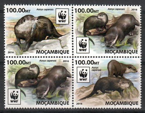 Znaczek Mozambik 2016 Mi 8884-8887 Czyste **