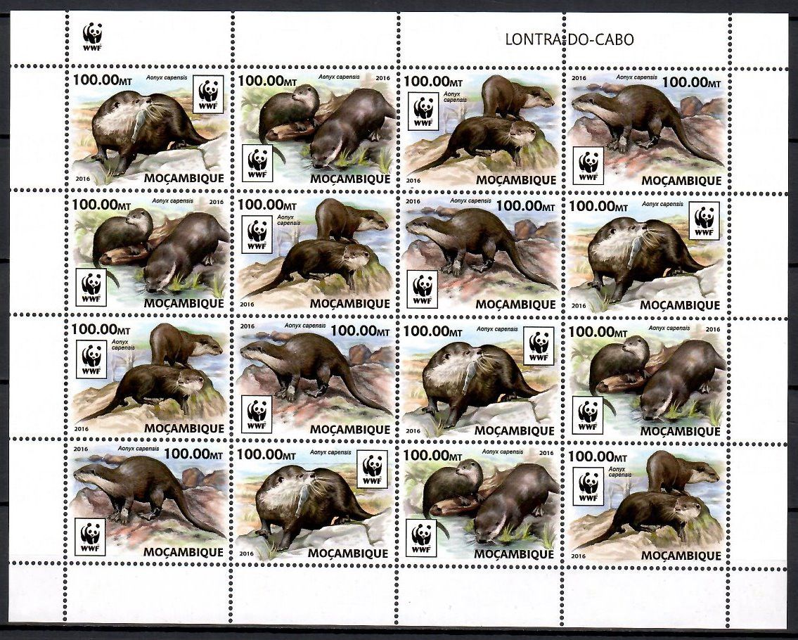 Znaczek Mozambik 2016 Mi zd ark 8884-8887 Czyste **