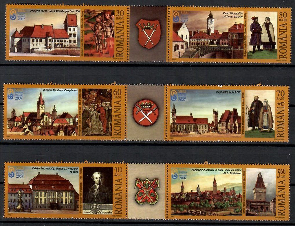 Znaczek Rumunia 2007 Mi 6206-6211 Czyste **