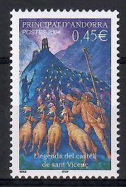 Znaczek Andora (francuska) 2004 Mi 616 Czyste **