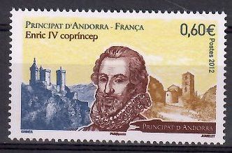 Znaczek Andora (francuska) 2012 Mi 753 Czyste **