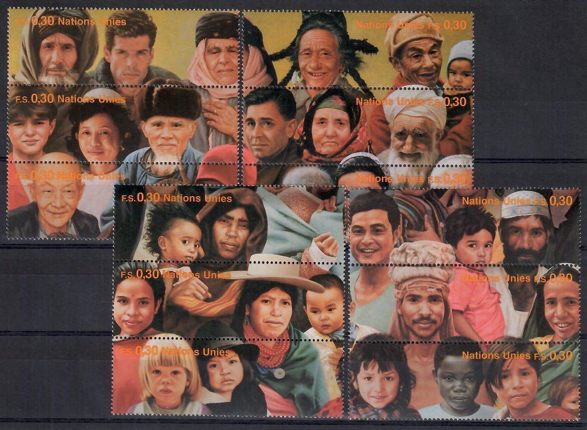 Znaczek Narody Zjednoczone Genewa 1995 Mi 273-284 Czyste **