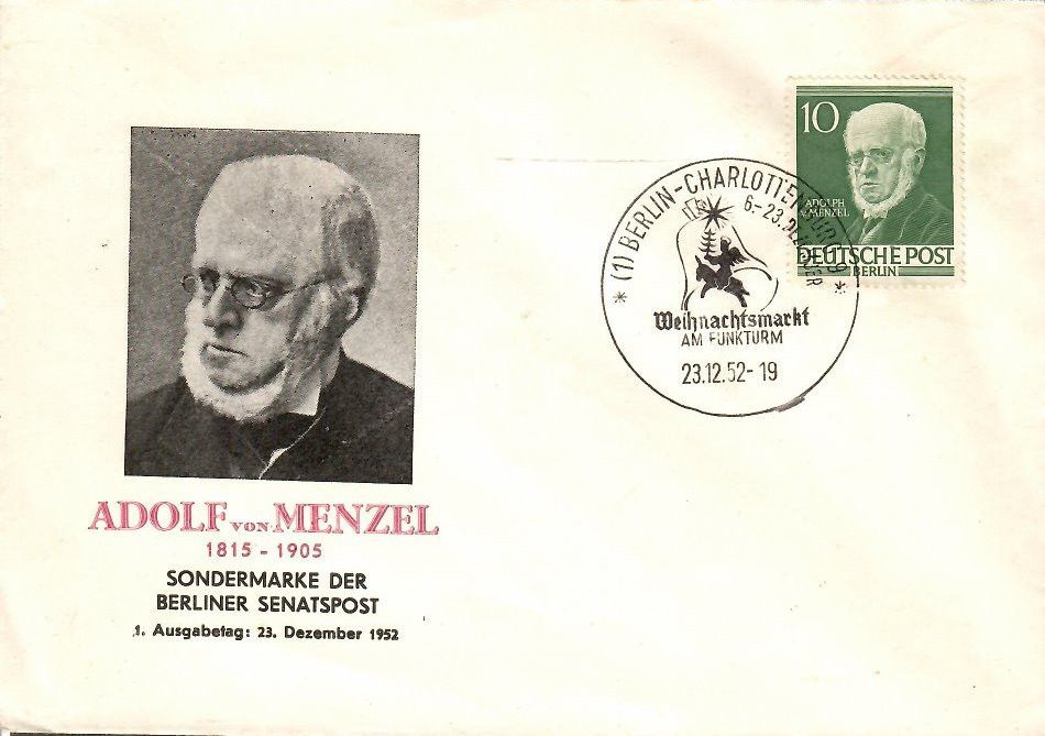 Znaczek Berlin, Niemcy 1952 Mi 95 FDC