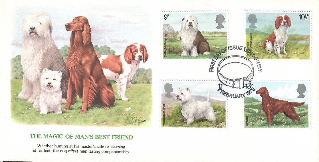 Znaczek Wielka Brytania 1979 Mi 781-784 FDC