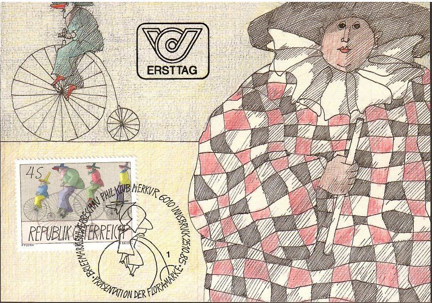 Znaczek Austria 1985 Mi 1829 Karta Max
