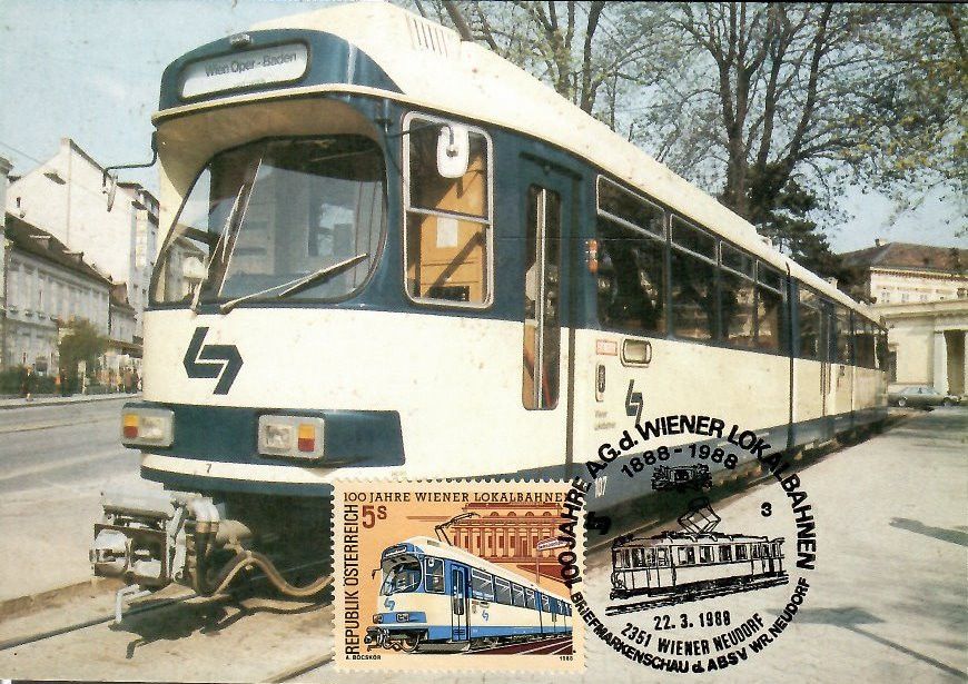 Znaczek Austria 1988 Mi 1917 Karta Max