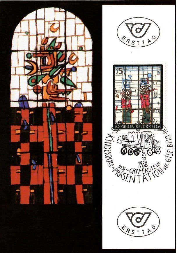 Znaczek Austria 1988 Mi 1938 Karta Max
