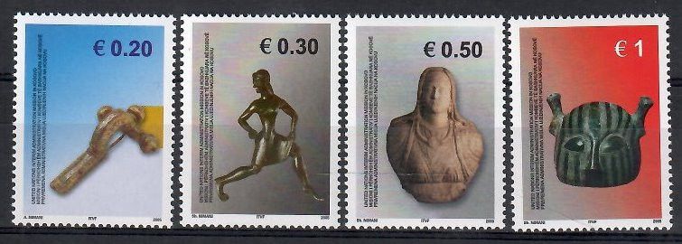 Znaczek Kosowo 2005 Mi 38-41 Czyste **
