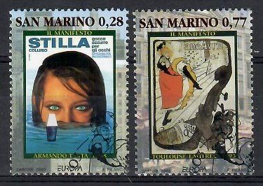 Znaczek San Marino 2003 Mi abo 2085-2086 Stemplowane
