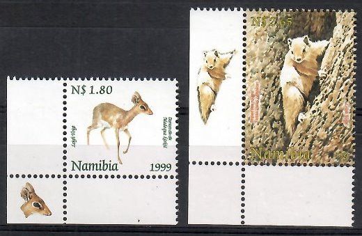 Znaczek Namibia 1999 Mi 970-971 Czyste **