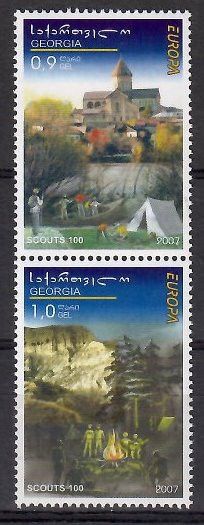 Znaczek Gruzja 2008 Mi 551-552 Czyste **