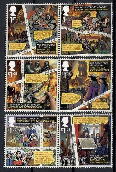 Znaczek Wielka Brytania 2016 Mi 3937-3942 Czyste **