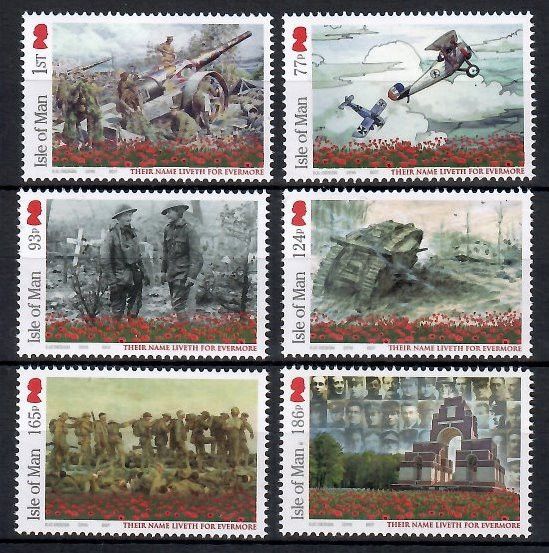 Znaczek Wyspa Man 2016 Mi 2120-2125 Czyste **