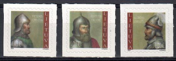 Znaczek Litwa 2023 Mi 1390-1392 Czyste **