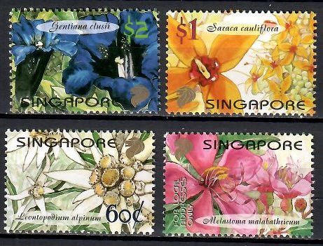 Znaczek Singapur 2001 Mi 1072-1075 Czyste **