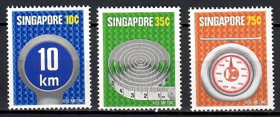 Znaczek Singapur 1979 Mi 322-324 Czyste **