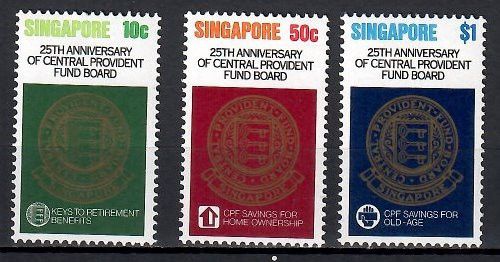 Znaczek Singapur 1980 Mi 359-361 Czyste **