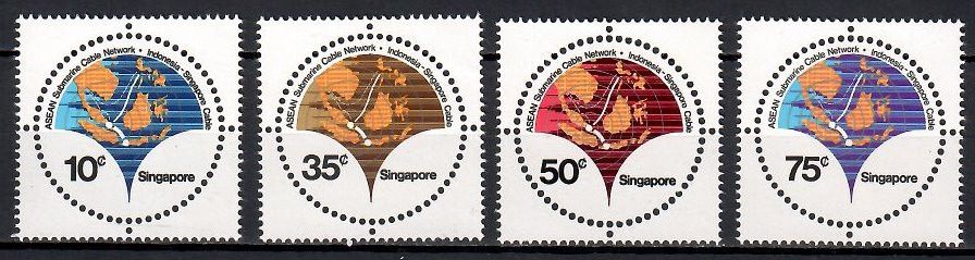 Znaczek Singapur 1980 Mi 362-365 Czyste **