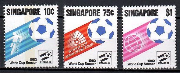 Znaczek Singapur 1982 Mi 400-402 Czyste **