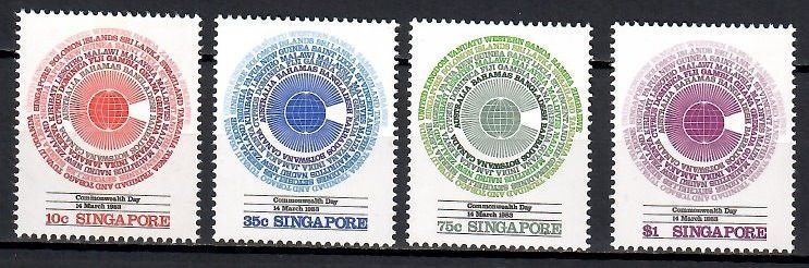 Znaczek Singapur 1983 Mi 418-421 Czyste **