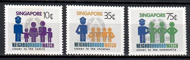 Znaczek Singapur 1983 Mi 426-428 Czyste **