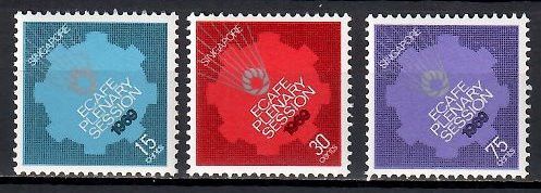Znaczek Singapur 1969 Mi 96-98 Czyste **