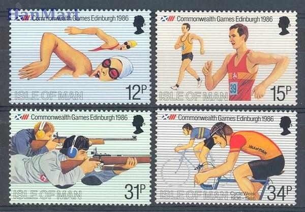 Znaczek Wyspa Man 1986 Mi 298-301 Czyste **