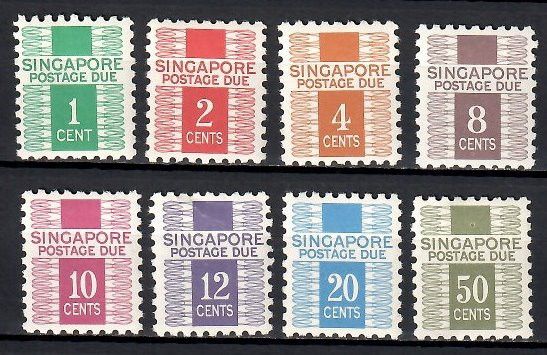 Znaczek Singapur 1968 Mi 1-8 Czyste **