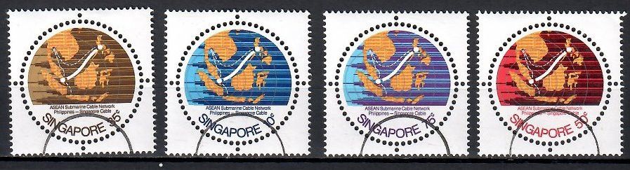 Znaczek Singapur 1980 Mi spe362-365 Czyste **