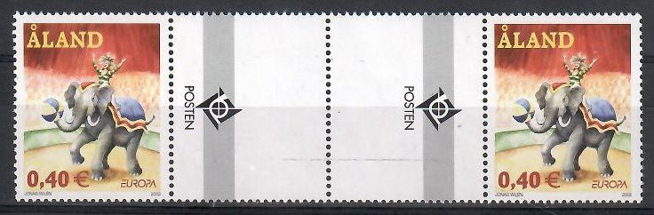 Znaczek Wyspy Alandzkie 2002 Mi 208 Czyste **
