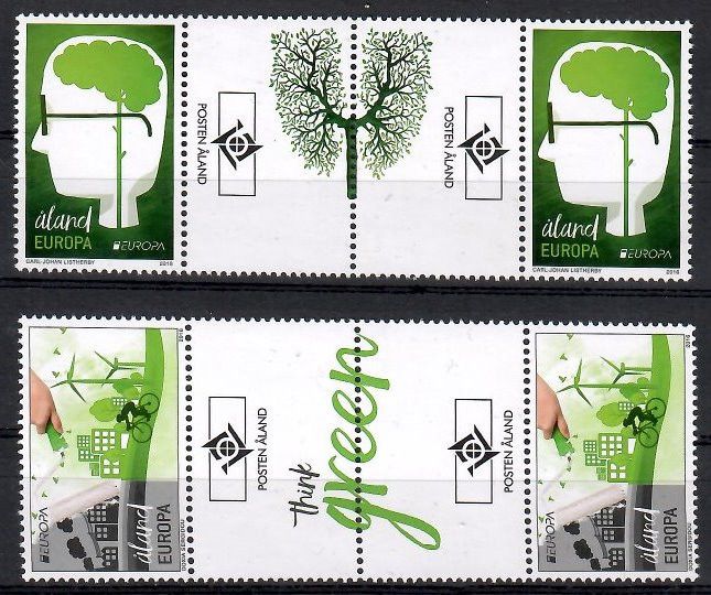 Znaczek Wyspy Alandzkie 2016 Mi 425-426 Czyste **